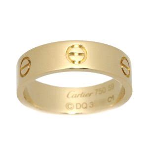 cartier copy ring|cartier 750 52833a stamp.